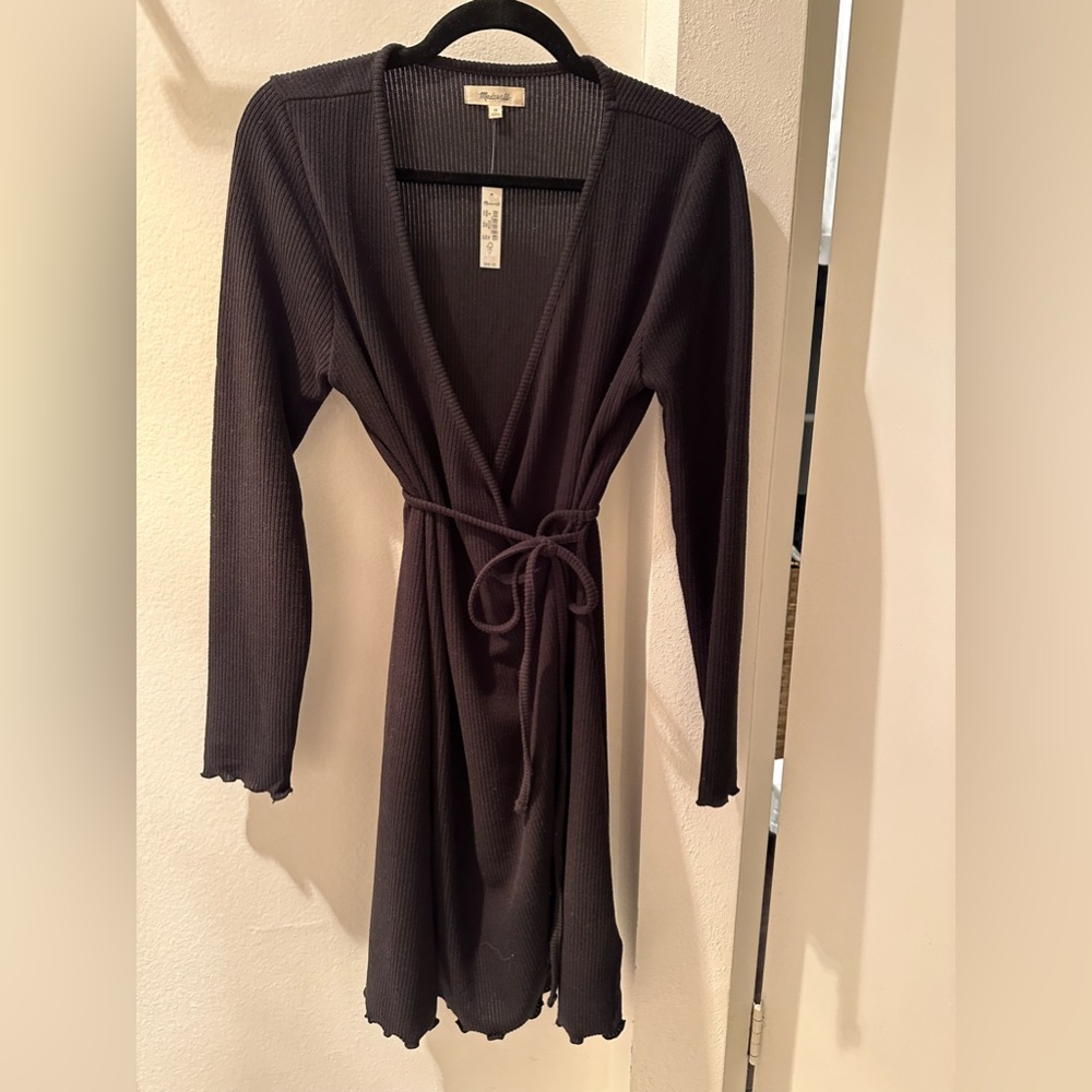 NWT Black Wrap Dress